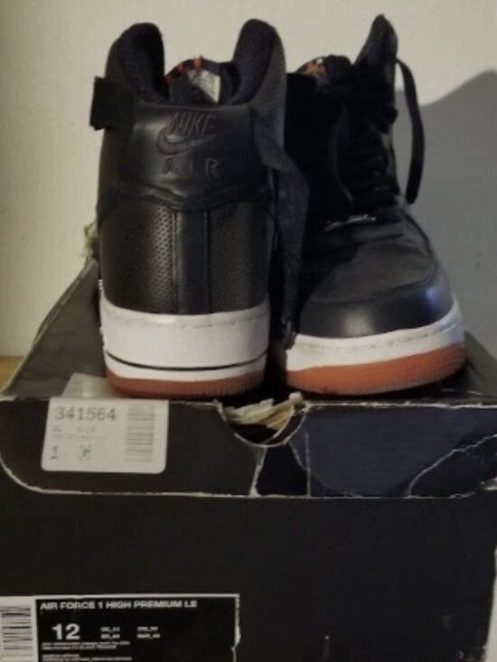 Air force 1 High Premium Dark Obsidian/White 386161 441 Size 12